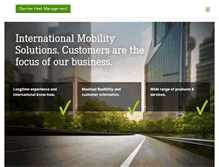 Tablet Screenshot of daimler-fleetmanagement.com